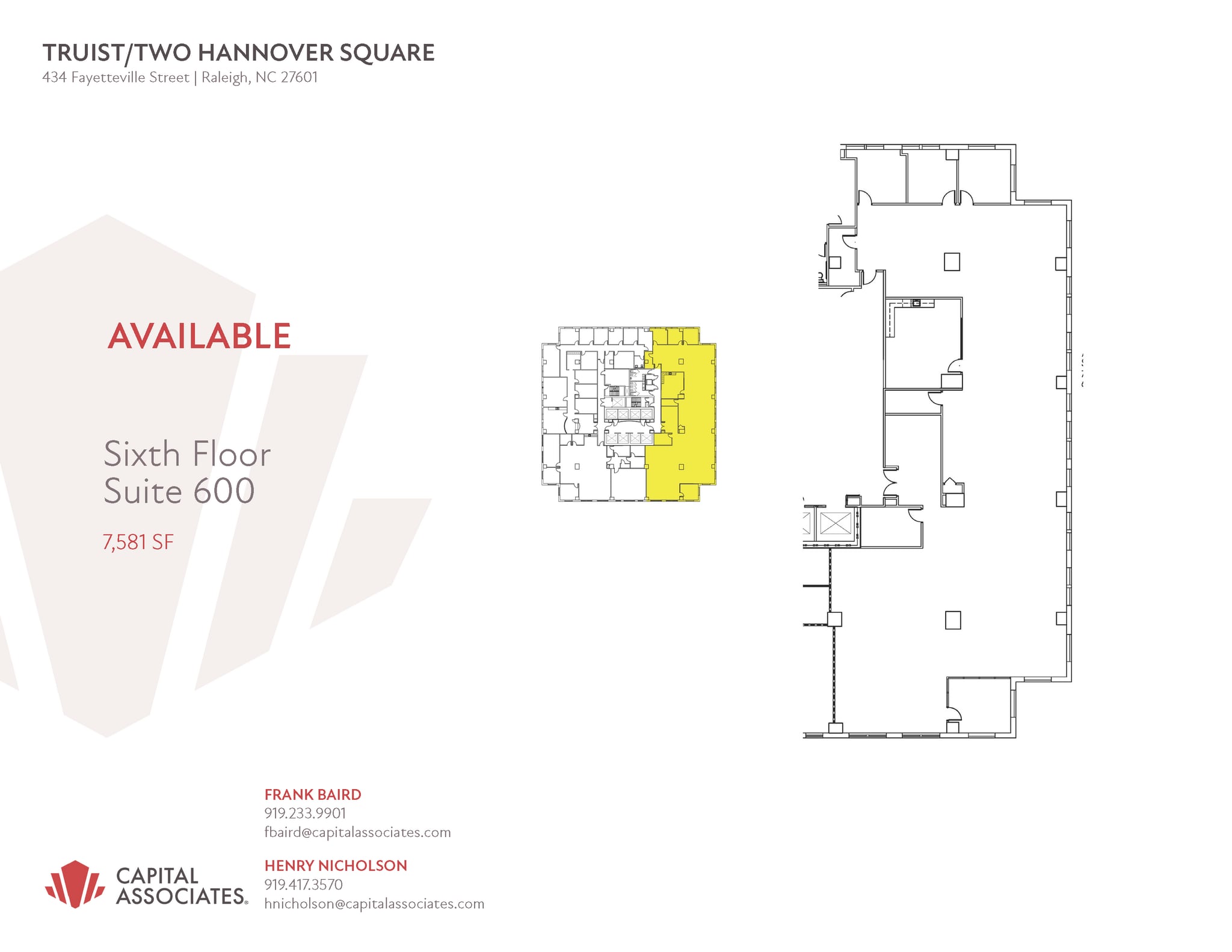 434 Fayetteville St, Raleigh, NC à louer Photo du bâtiment- Image 1 de 1