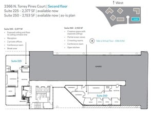 3333 N Torrey Pines Ct, La Jolla, CA for lease Floor Plan- Image 1 of 1
