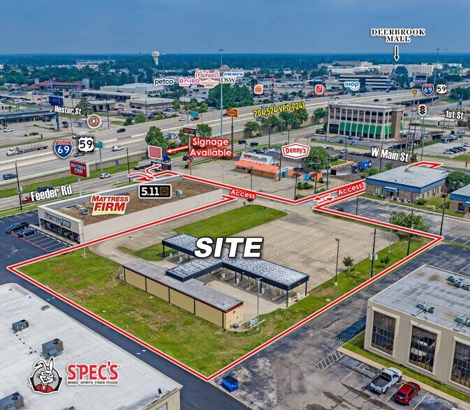 123 W Main St, Humble, TX à vendre - Photo du bâtiment - Image 1 de 3
