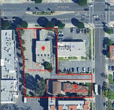 720 W Garvey Ave, Monterey Park, CA - AÉRIEN  Vue de la carte