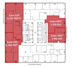 250 E Wisconsin Ave, Milwaukee, WI for lease Floor Plan- Image 1 of 1