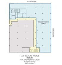 1730 Bedford Ave, Brooklyn, NY for lease Floor Plan- Image 1 of 1