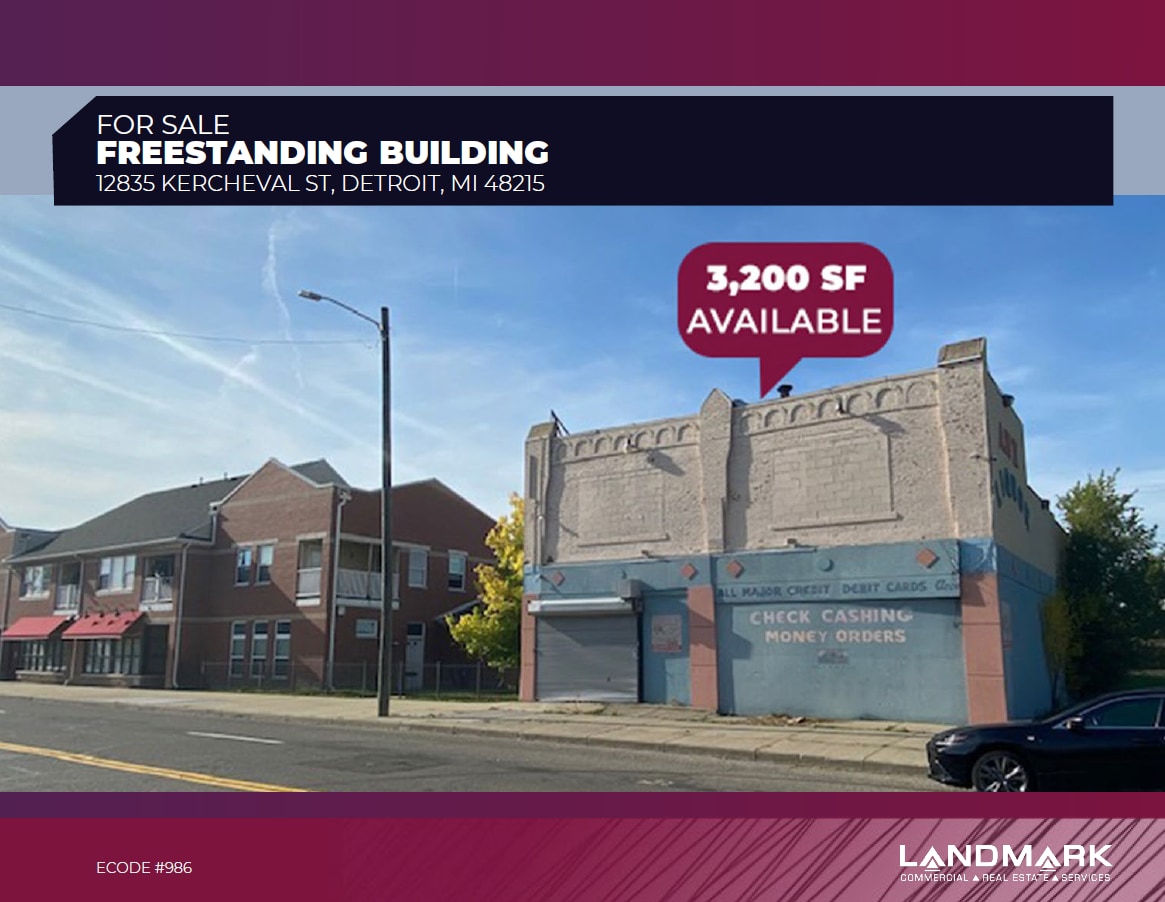 12835 Kercheval St, Detroit, MI for sale Primary Photo- Image 1 of 9