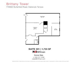 17W662 Butterfield Rd, Oakbrook Terrace, IL for lease Floor Plan- Image 1 of 1