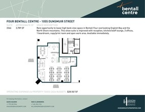 1055 Dunsmuir St, Vancouver, BC for lease Floor Plan- Image 2 of 2