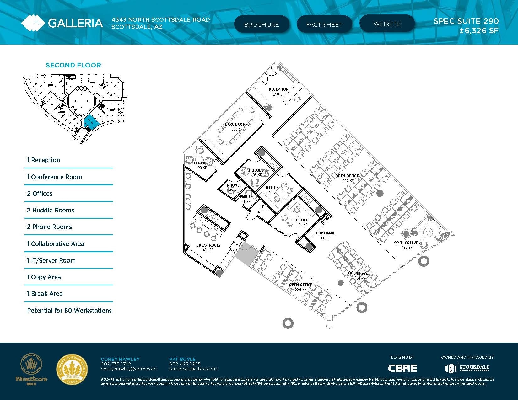 4343 N Scottsdale Rd, Scottsdale, AZ for lease Floor Plan- Image 1 of 1