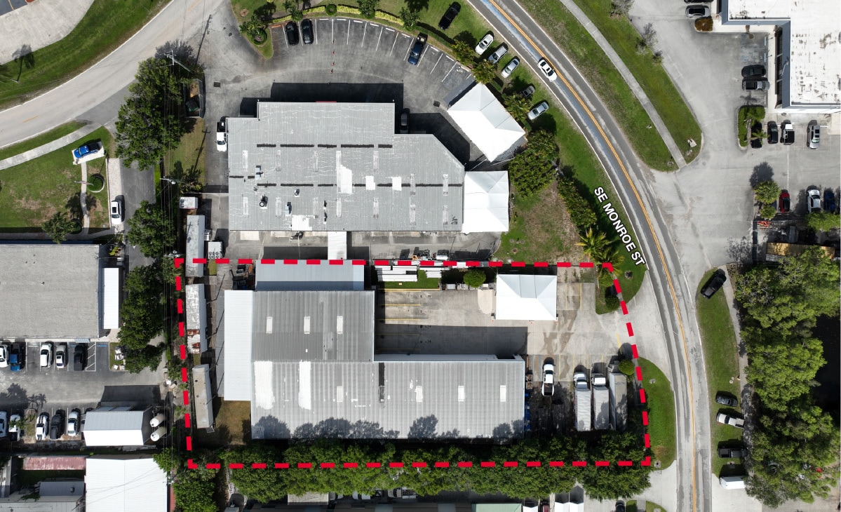 2440 Monroe St, Stuart, FL for lease Aerial- Image 1 of 5