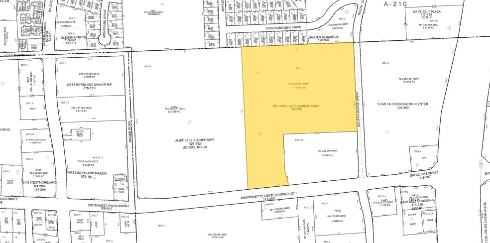 10540 Bissonnet St, Houston, TX à vendre - Plan cadastral - Image 1 de 1