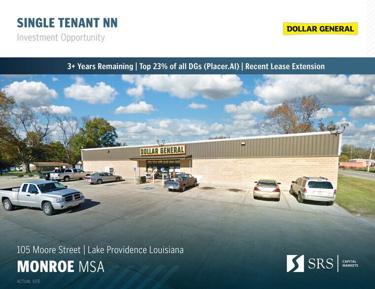 105 Moore St, Lake Providence, LA à vendre - Photo du bâtiment - Image 1 de 5