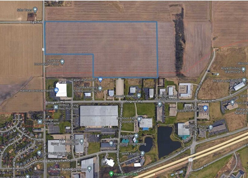 1845 N Bristol St, Sun Prairie, WI à vendre - Plan cadastral - Image 2 de 6