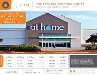 Plus de détails pour 900-1000 W Esplanade Ave, Kenner, LA - Commerce de détail à louer