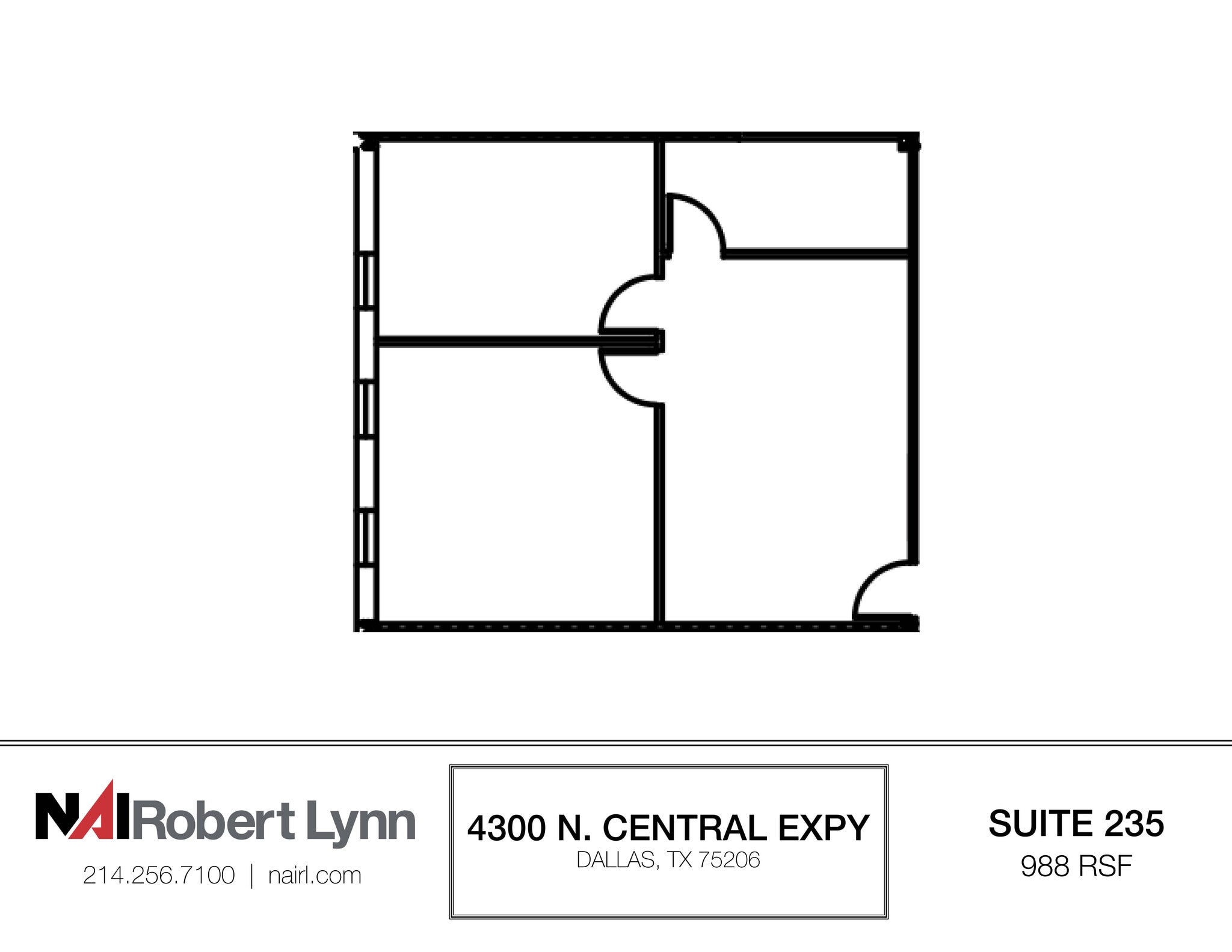 4300 N Central Expy, Dallas, TX à louer Plan d’étage- Image 1 de 1