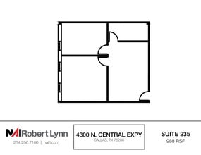 4300 N Central Expy, Dallas, TX à louer Plan d’étage- Image 1 de 1