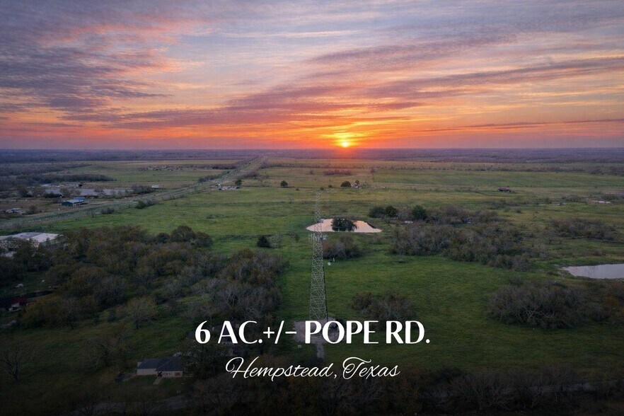 TBD 6+/- AC Pope Road, Hempstead, TX à vendre - Photo principale - Image 1 de 11