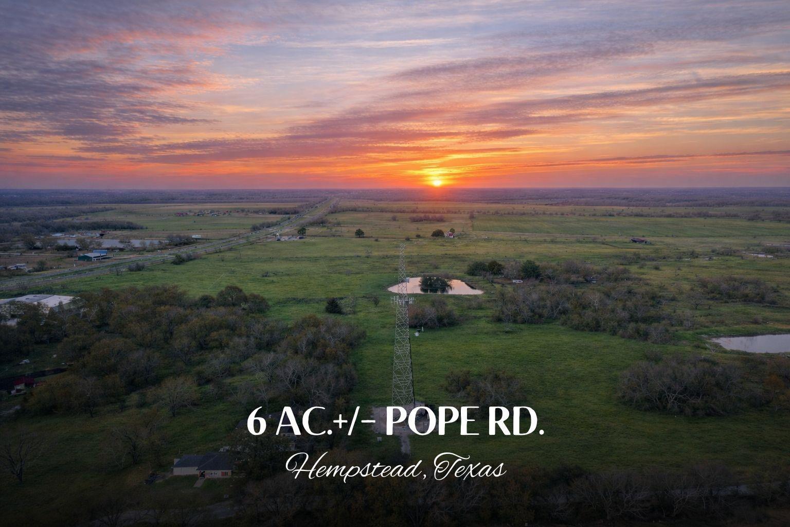 TBD 6+/- AC Pope Road, Hempstead, TX à vendre Photo principale- Image 1 de 12