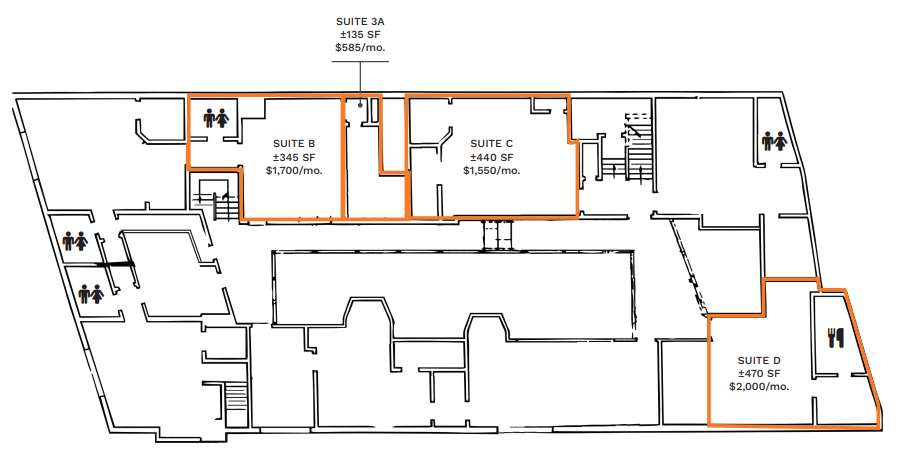 1334 Westwood Blvd, Los Angeles, CA for lease Floor Plan- Image 1 of 1