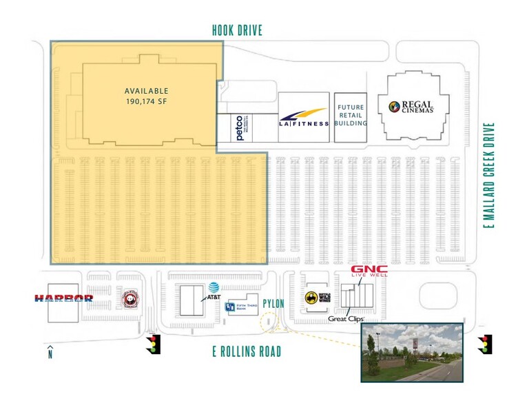 400 E Rollins Rd, Round Lake Beach, IL for lease - Floor Plan - Image 2 of 2