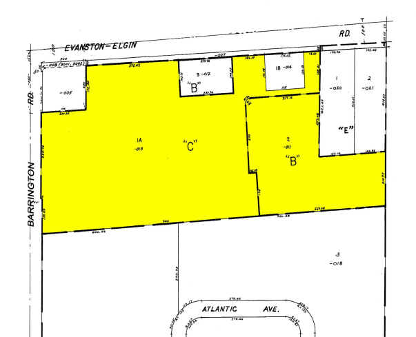 2503-2599 W Golf Rd, Hoffman Estates, IL for lease - Plat Map - Image 3 of 6