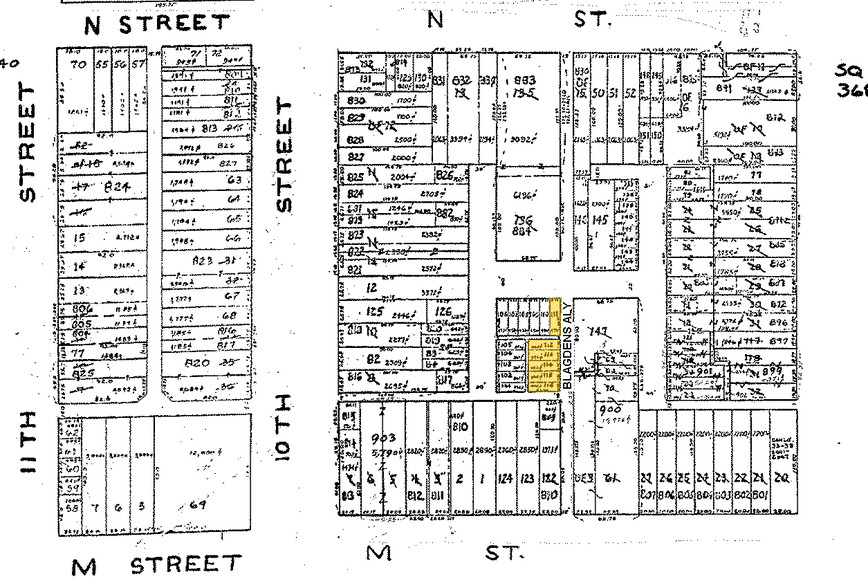 1215 Blagden Aly NW, Washington, DC à vendre - Plan cadastral - Image 1 de 2