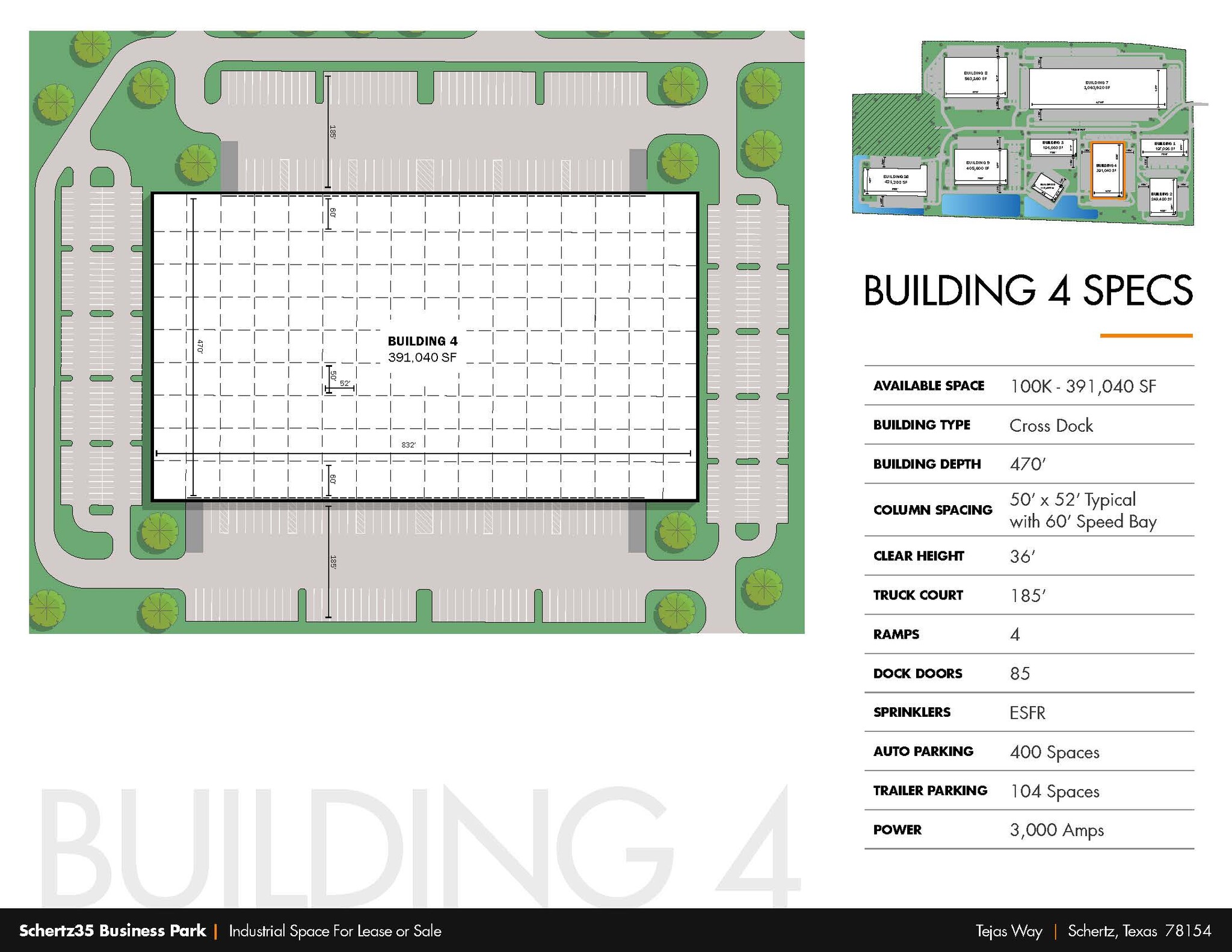 Tejas Way, Schertz, TX à louer Plan de site- Image 1 de 3