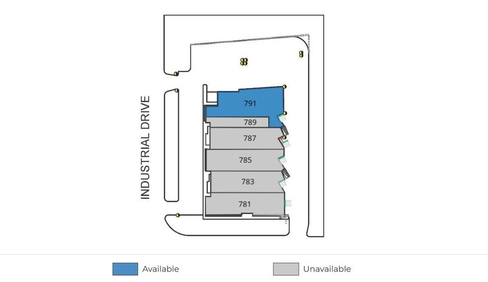 781-791 Industrial Dr, Elmhurst, IL à louer - Plan de site - Image 2 de 2