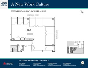 650 Fifth Ave, New York, NY for lease Floor Plan- Image 2 of 2