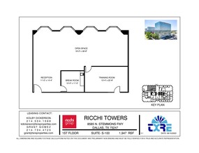 8585 N Stemmons Fwy, Dallas, TX à louer Plan d  tage- Image 1 de 1