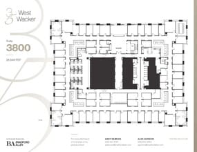 35 W Wacker Dr, Chicago, IL à louer Plan d’étage- Image 1 de 4