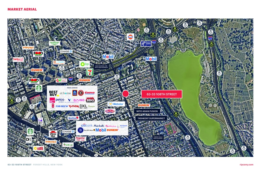 63-33 108th St, Forest Hills, NY for lease - Aerial - Image 3 of 7