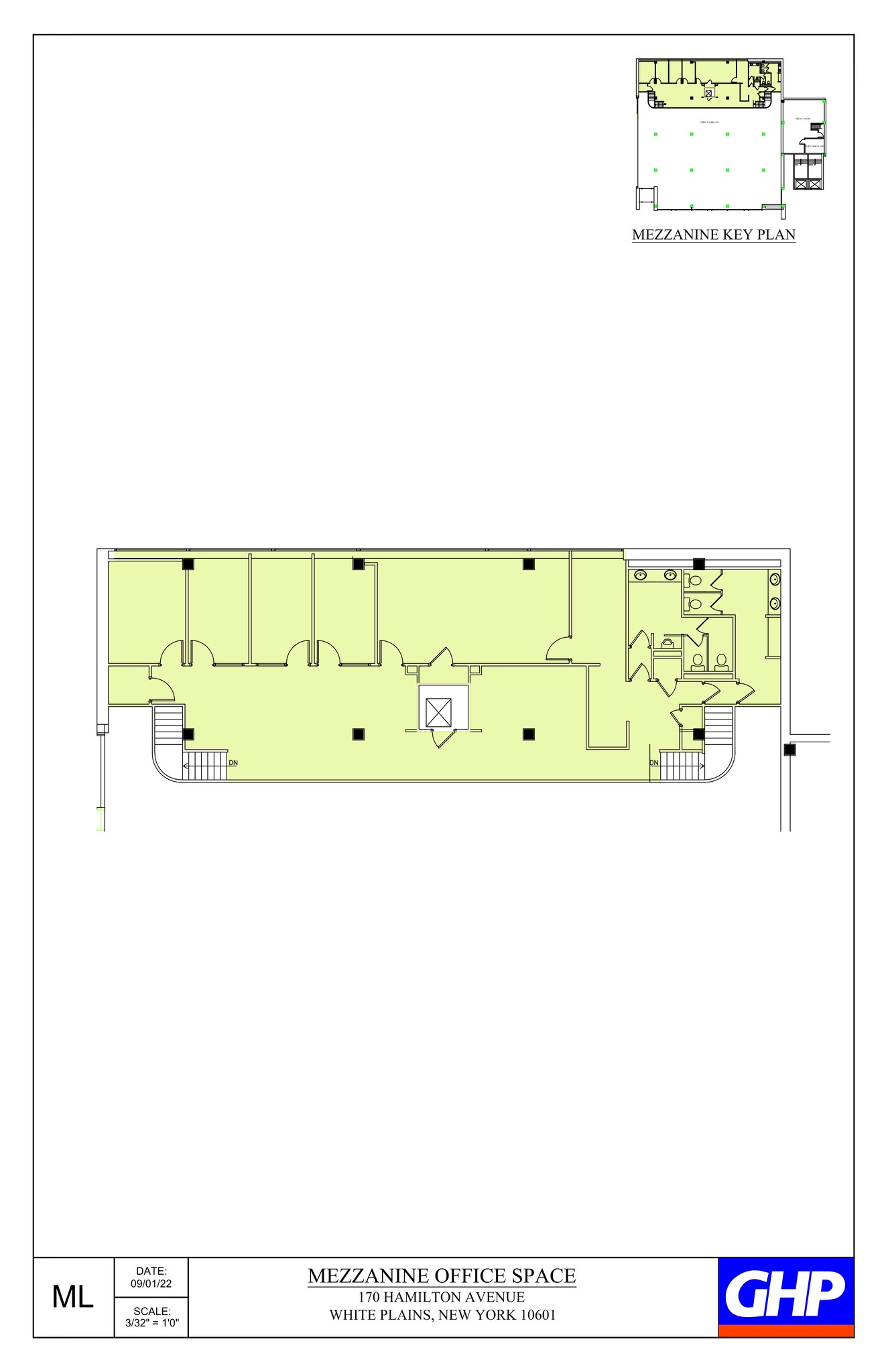 170 Hamilton Ave, White Plains, NY à louer Plan de site- Image 1 de 6