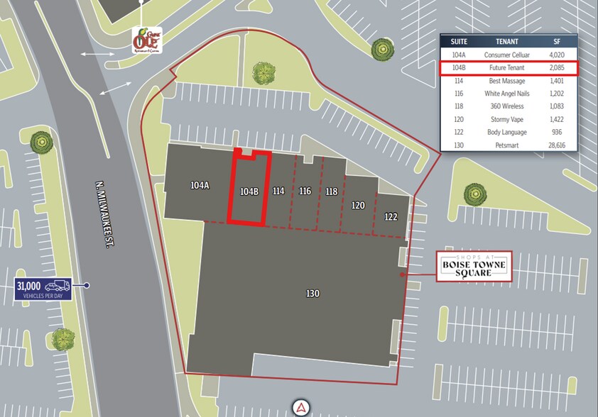 350 N Milwaukee St, Boise, ID à louer - Photo du bâtiment - Image 3 de 5