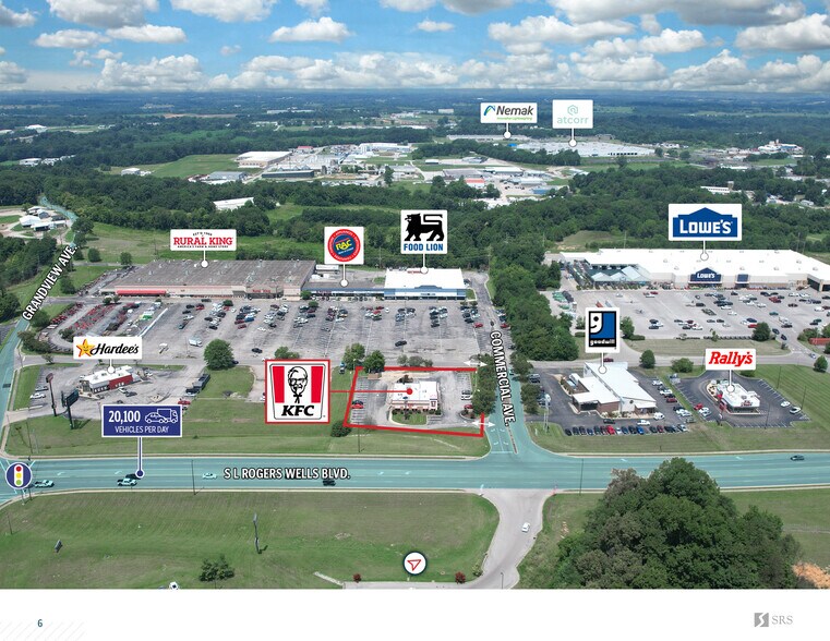 214 S L Rogers Wells Blvd, Glasgow, KY à vendre - Photo du bâtiment - Image 3 de 7