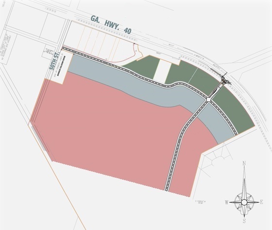 COMMERCIAL Dr, Kingsland, GA à vendre - Plan cadastral - Image 3 de 5