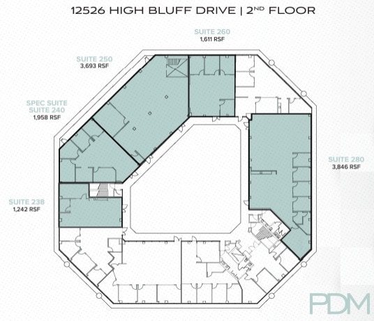 12520 High Bluff Dr, San Diego, CA for lease Floor Plan- Image 1 of 1