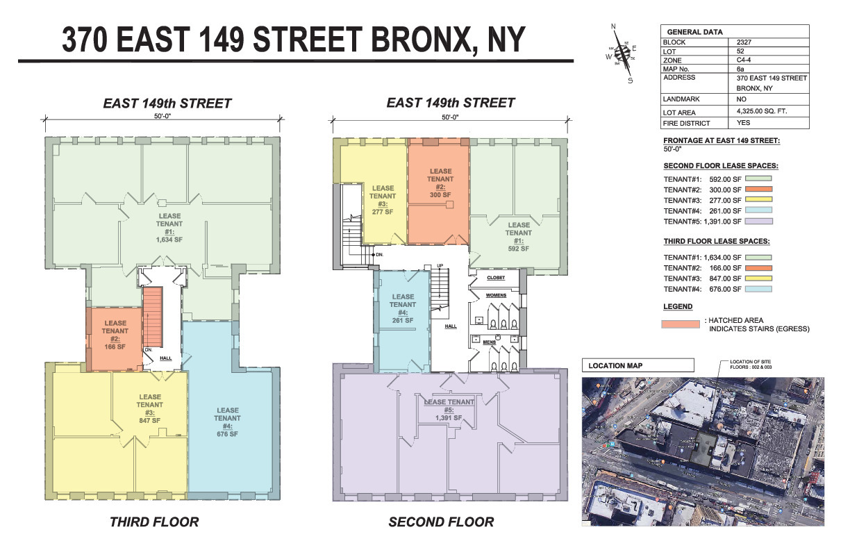 370 E 149th St, Bronx, NY à louer Plan d  tage- Image 1 de 5