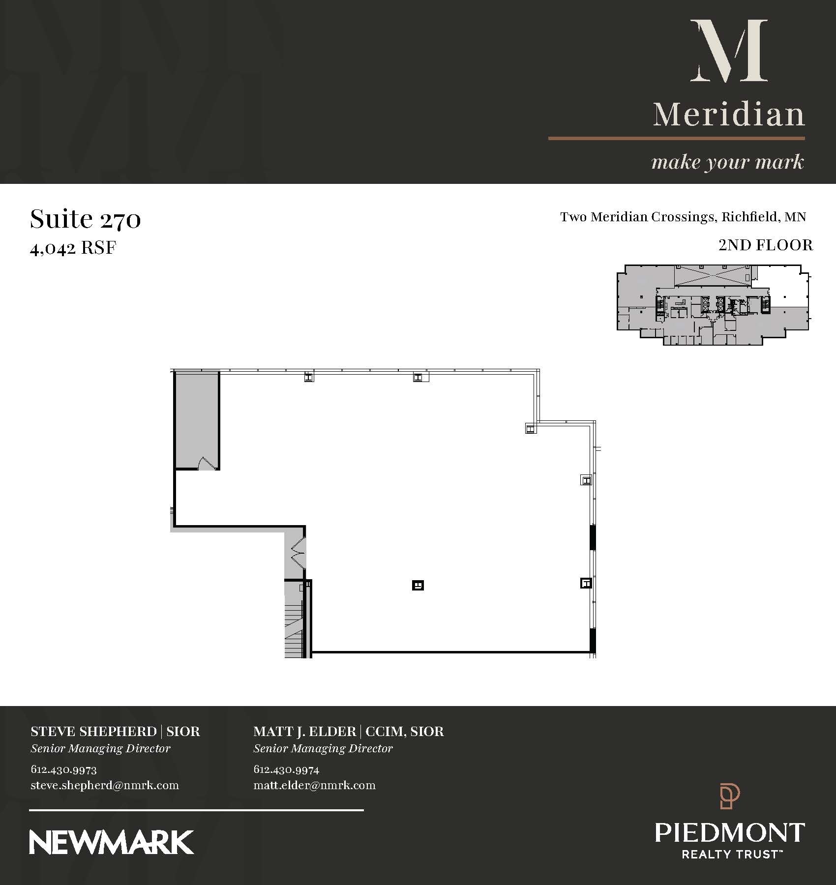1 Meridian Crossings, Richfield, MN à louer Plan d’étage- Image 1 de 1