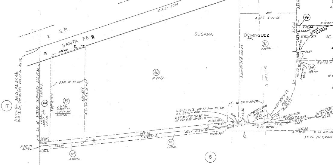 19627 S Santa Fe Ave, Rancho Dominguez, CA à vendre Plan cadastral- Image 1 de 1