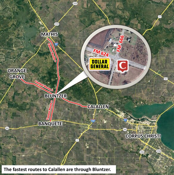 5459 FM 624, Bluntzer, TX à vendre - Aérien - Image 2 de 2