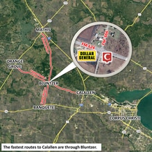 5459 FM 624, Bluntzer, TX - AÉRIEN  Vue de la carte