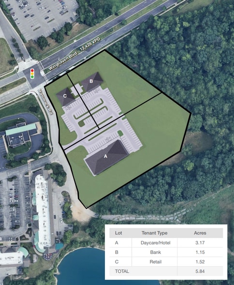 SEC Winghaven Blvd. & Hammack Rd, O'Fallon, MO à louer - Plan de site - Image 1 de 5