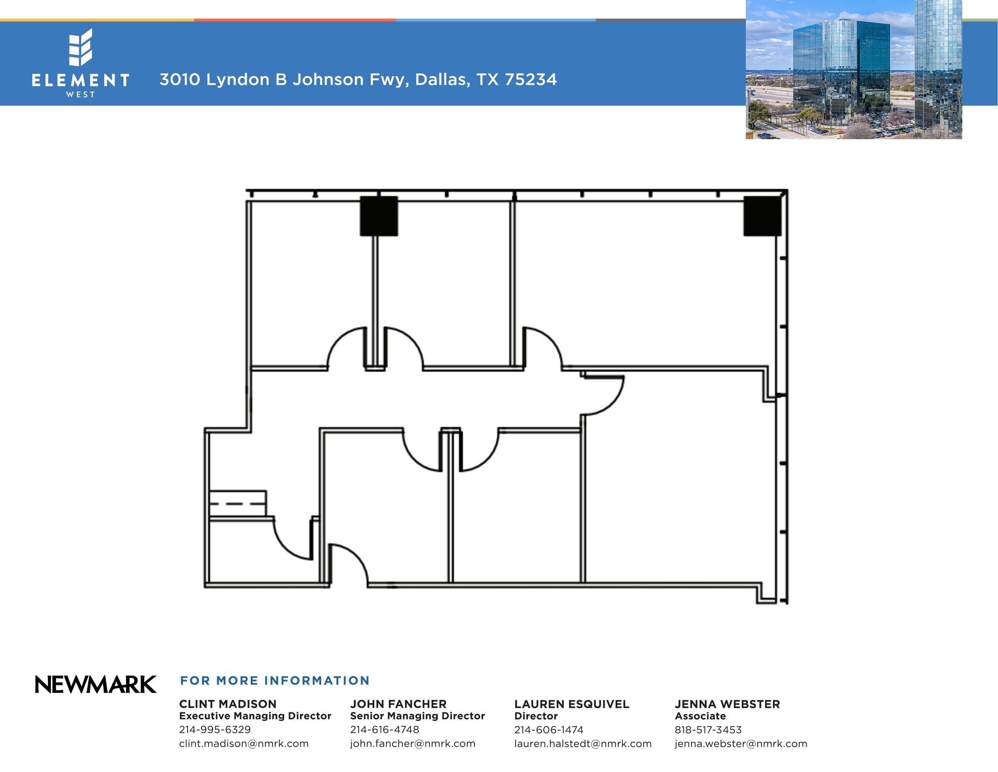 3010 Lyndon B Johnson Fwy, Dallas, TX à louer Plan de site- Image 1 de 2