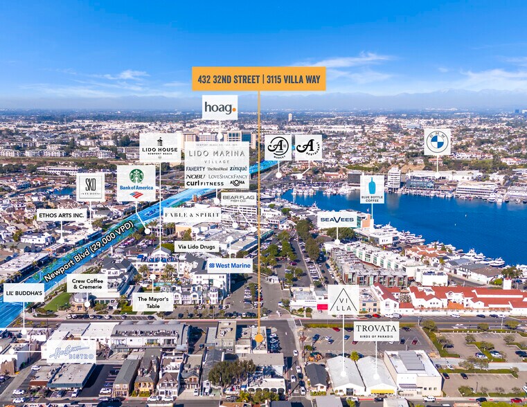 3109-3115 Villa Way, Newport Beach, CA à louer - Photo du bâtiment - Image 3 de 7