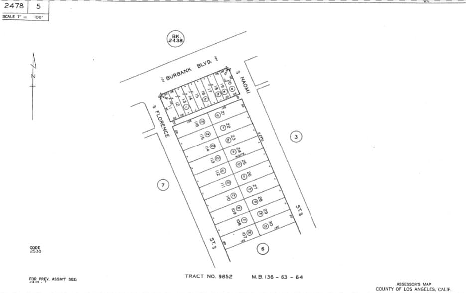 2700 W Burbank Blvd, Burbank, CA for lease - Plat Map - Image 3 of 3