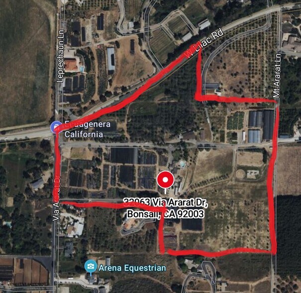 32079 Via Ararat dr, Bonsall, CA à vendre - Plan de site - Image 3 de 7