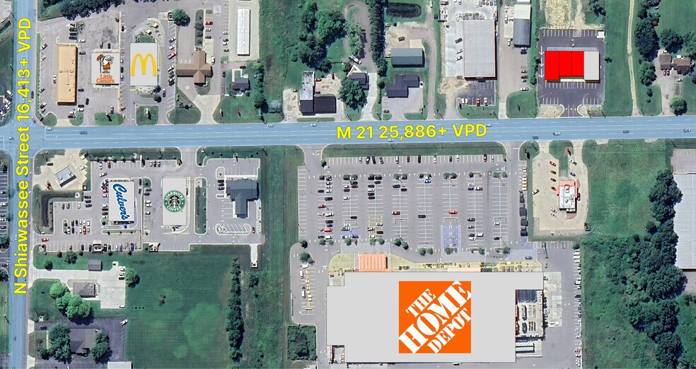 2150 E M 21, Owosso, MI à louer - Photo du bâtiment - Image 2 de 2