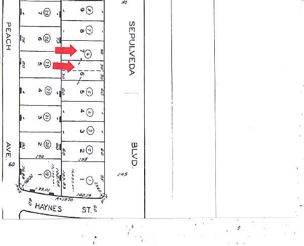 6539-6545 Sepulveda Blvd, Van Nuys, CA à vendre - Plan cadastral - Image 2 de 2