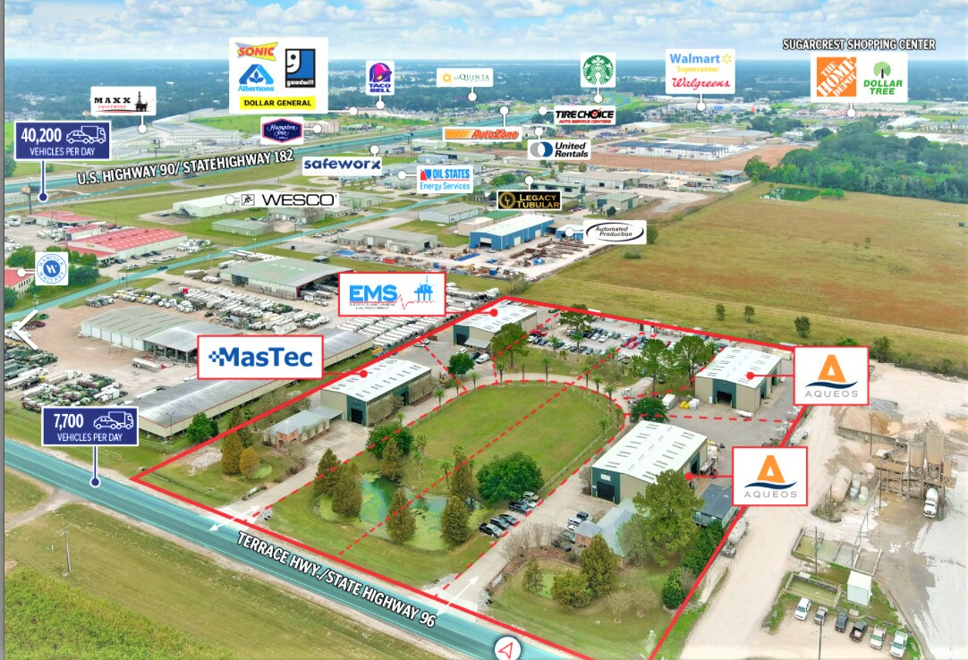 205 Highway 96, Broussard, LA for lease Aerial- Image 1 of 38