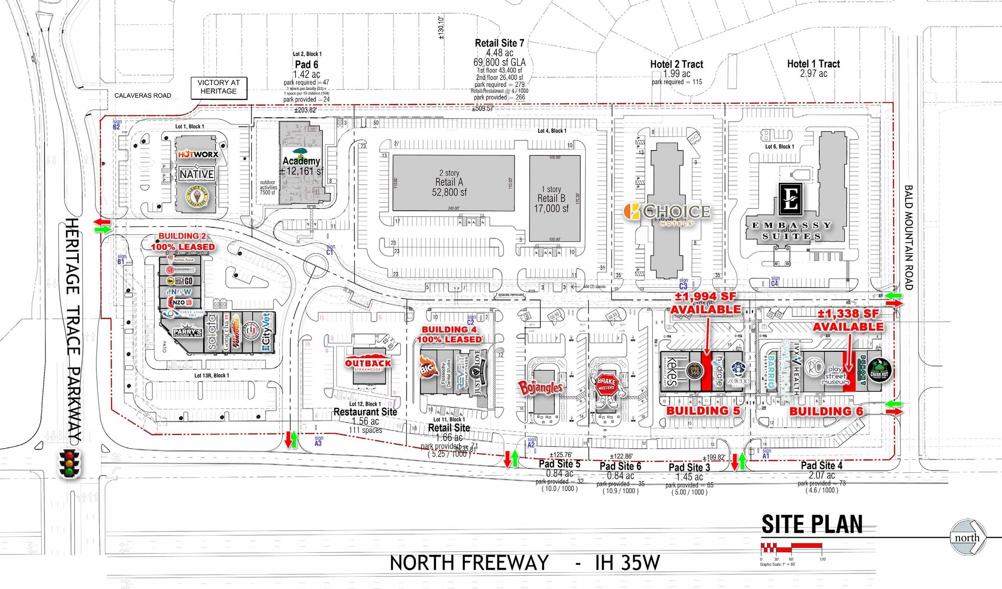 NWC Heritage Trace Pkwy & I-35W, Fort Worth, TX for lease Site Plan- Image 1 of 1