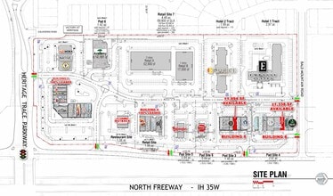 NWC Heritage Trace Pkwy & I-35W, Fort Worth, TX for lease Site Plan- Image 1 of 1