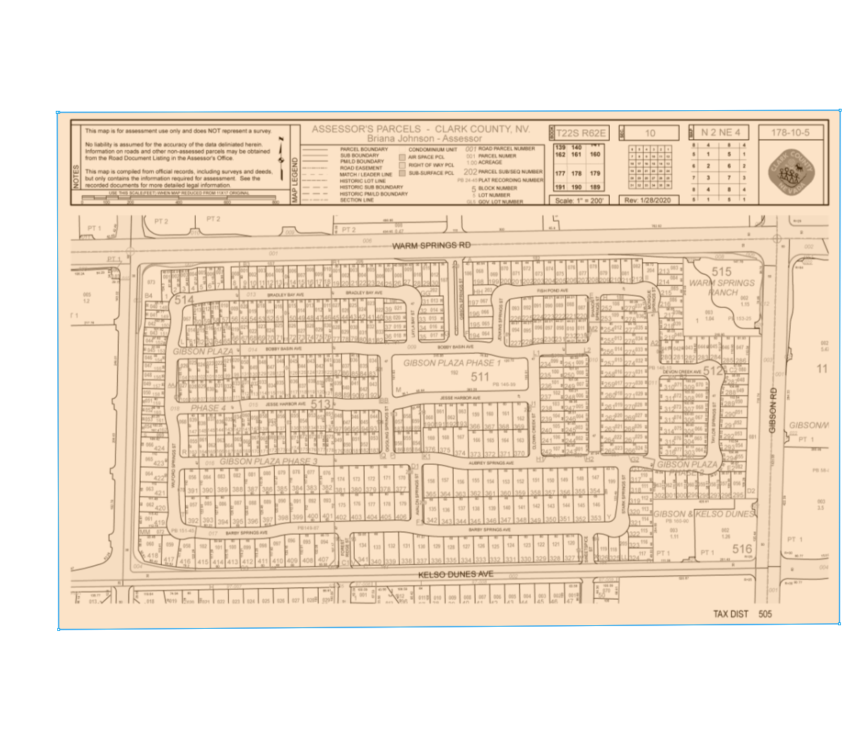 1099 Jesse Harbor Ave, Henderson, NV à vendre Plan cadastral- Image 1 de 2